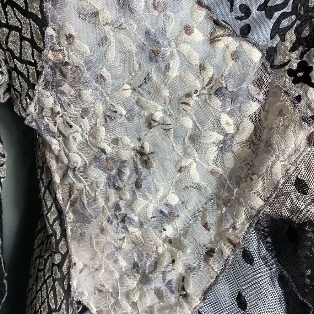 Multi media wrap cardigan M - Picture 8 of 11